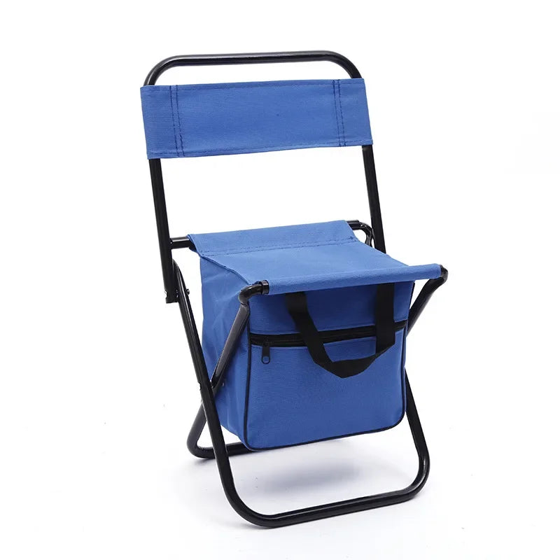 Camping Fishing Beach Stool Detachable Portable Backrest Lightweight Folding Chair