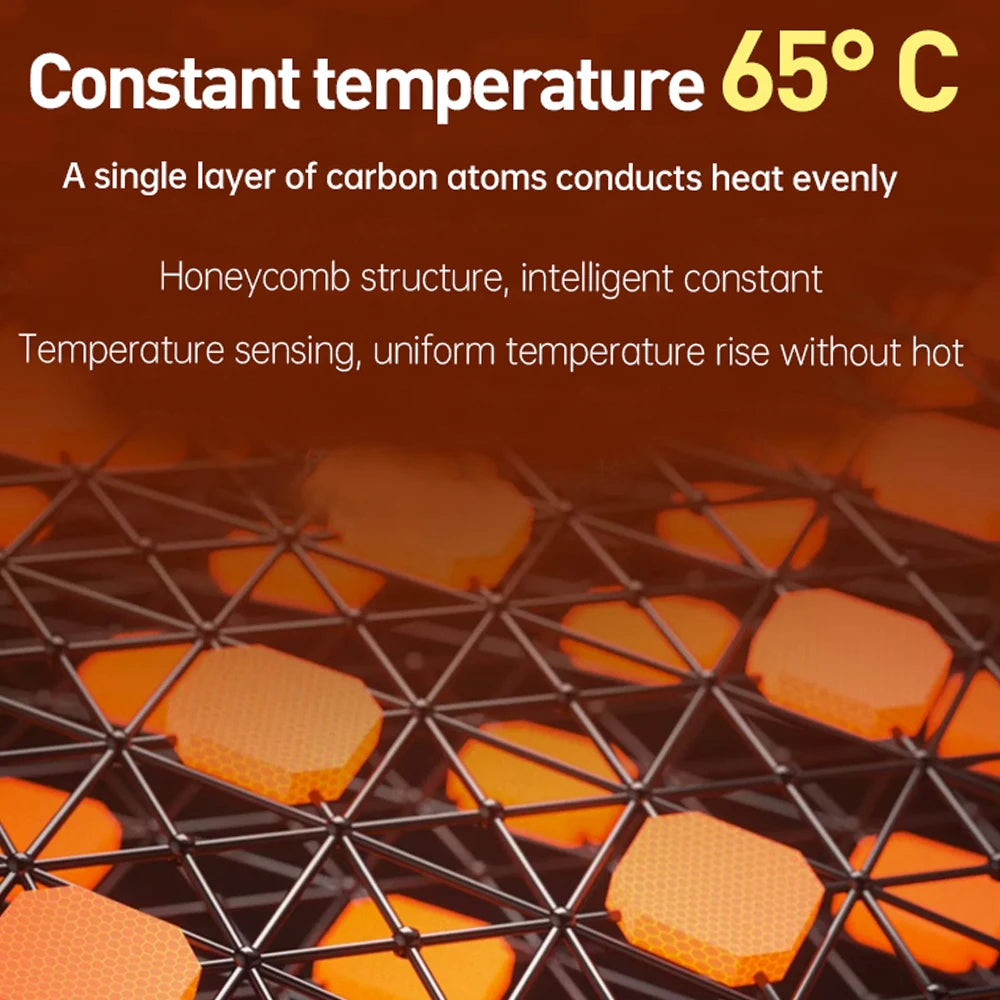 Car 12V/24V Quick Heating Flannel Warm Winter Cushion
