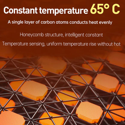 Car 12V/24V Quick Heating Flannel Warm Winter Cushion
