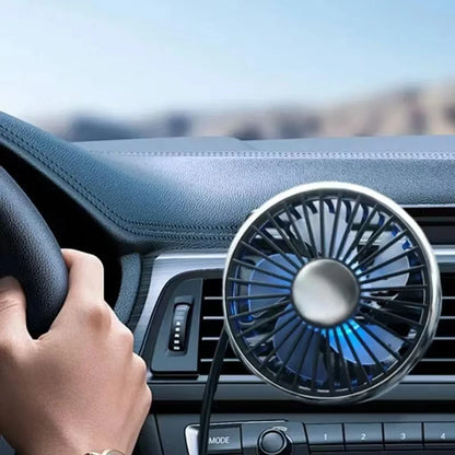 Car Portable Mini Fan Vent Clip Fan Air Conditioner