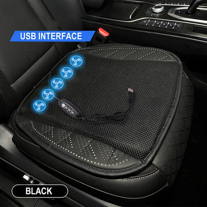 Car Summer Cool Air Ventilation Breathable Ice Silk Seat Cushion
