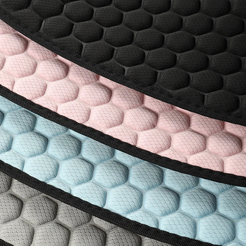 Car Summer Breathable Linen 3D Ice Silk Cushion 3 Pcs