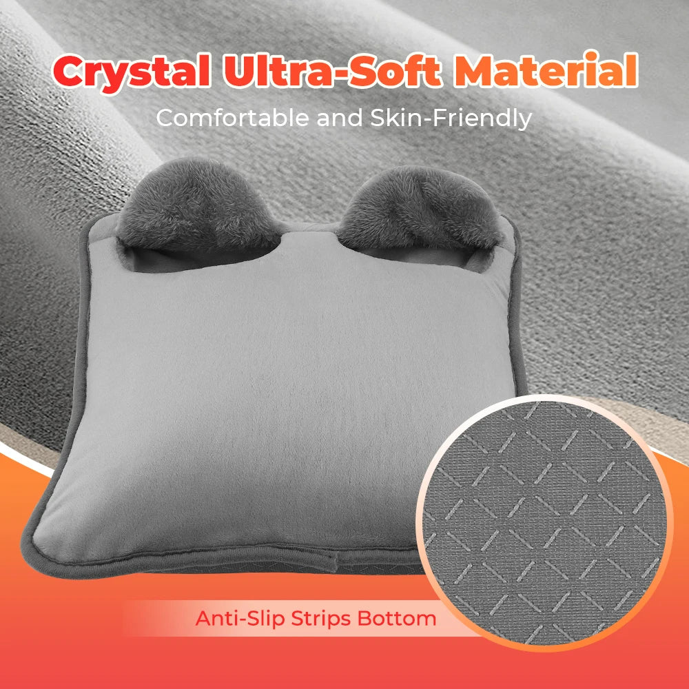Home Office Electric Foot Fast Heating Pad Foot Warmer Heater Mat with 4 Heat Levels
