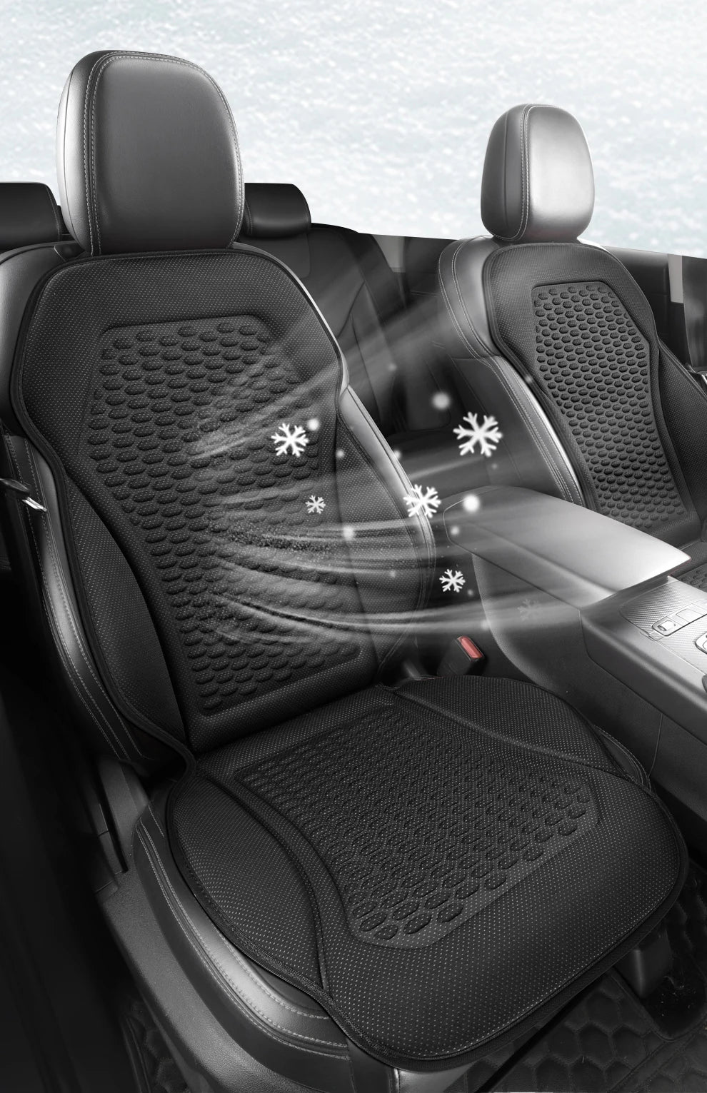 3D Textured Breathable Cooling Summer Car Seat Cushions