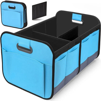 1pc Car Storage Trunk Storage Box Oxford Cloth Large Capacity Foldable Storage Bag