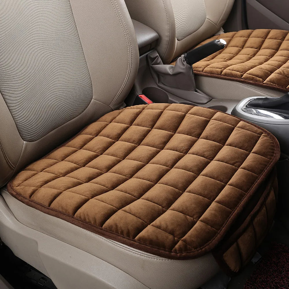 Car Universal Winter Warm Seat Anti-slip Front Chair Seat Breathable Cushion