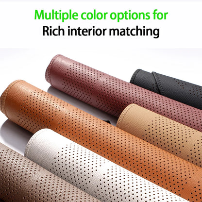 Car PU Leather Cooling Breathable Non Slip Thin All Season Universal Seat Cushion