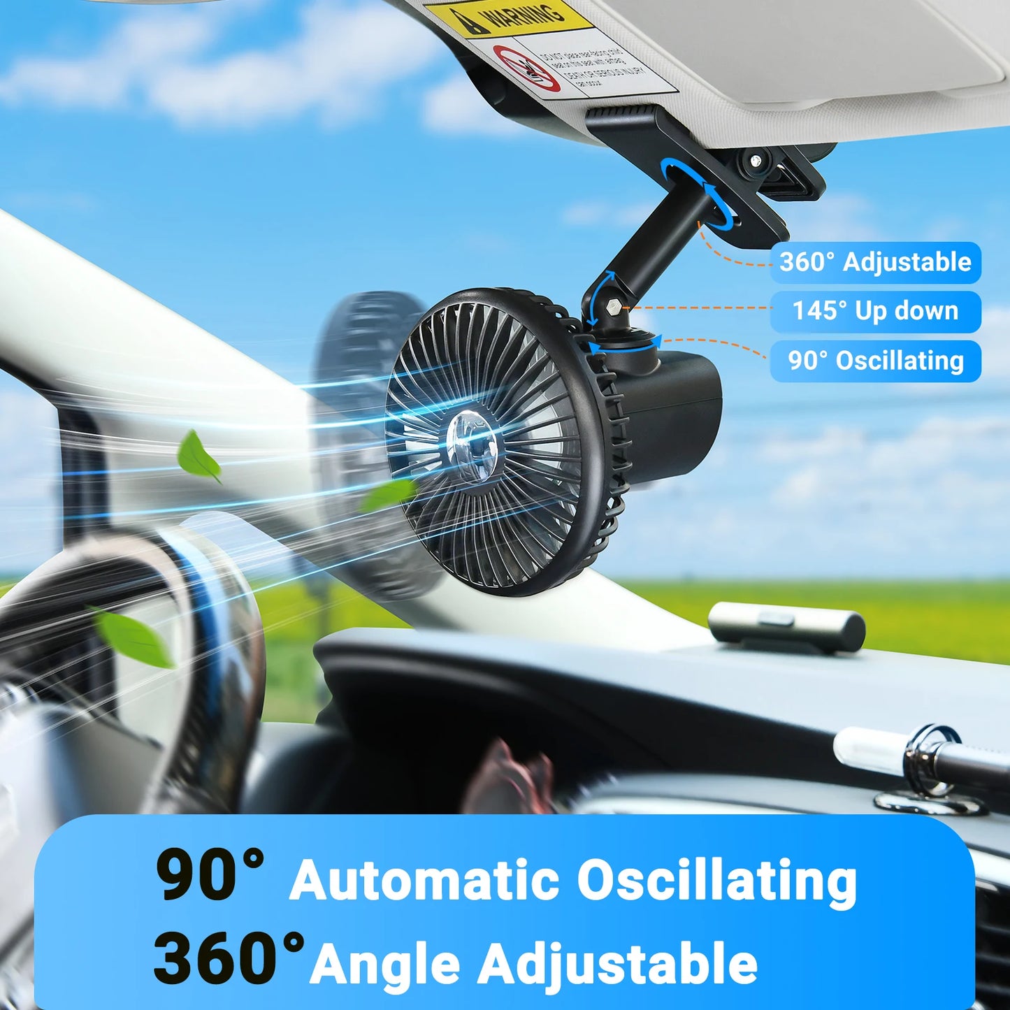 Car Summer USB Air Conditioner Ambient Fans