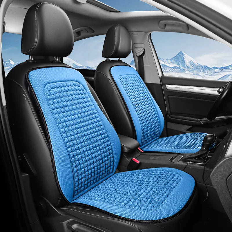 Auto Car Suv Truck Van Summer Cool Ice Silk Seat Cushion