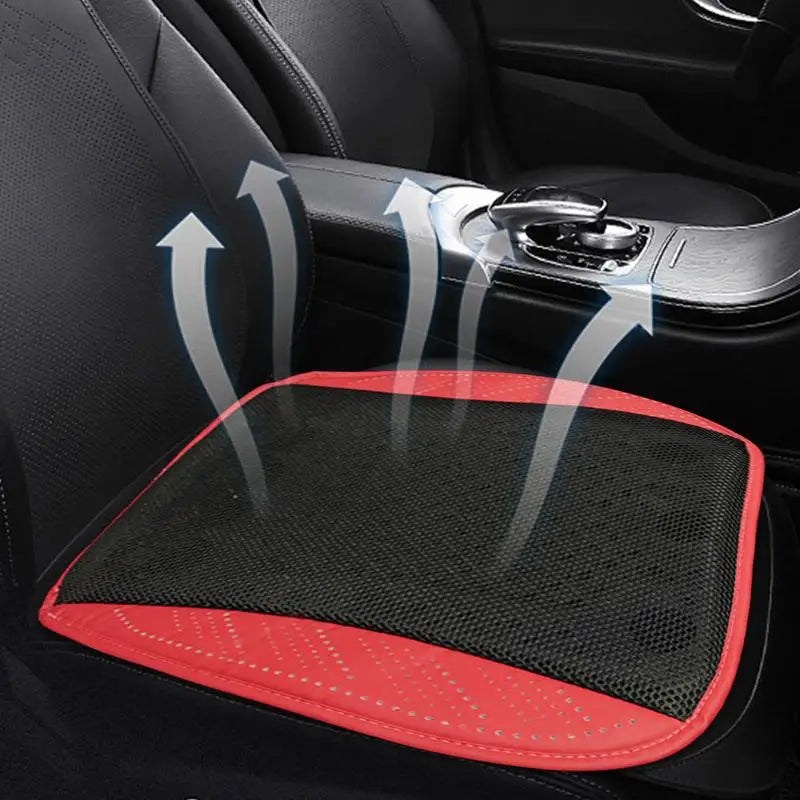 Cooling Car Seat Cushion Driver Seat Cushion with 5 Fans Breathable Three-Speed Adjustable Pad