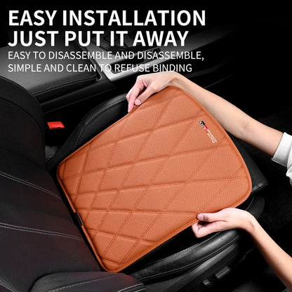 Car Genuine Leather Front Anti-slip Seat Cushion