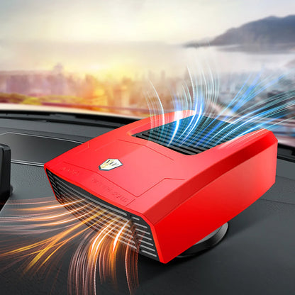 Car Electric Heater Winter Defroster Heating Fan with 2USB Ports