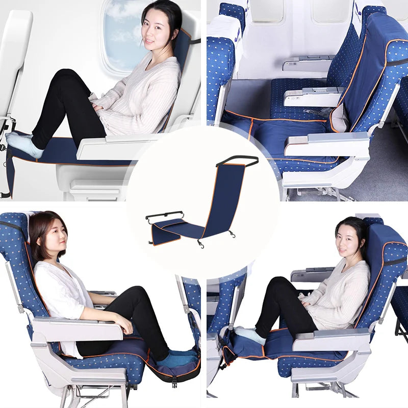 Car Travel Hammock Childen Adults Long Distance Travel Sleeping Bed Bus