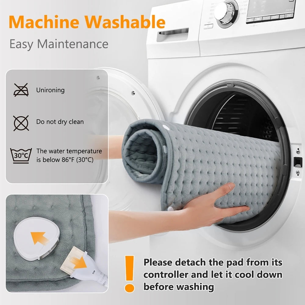 Electric Blanket 9-level Adjustment Warming Mattress 4-Speed Timing Automatic Heating Pad