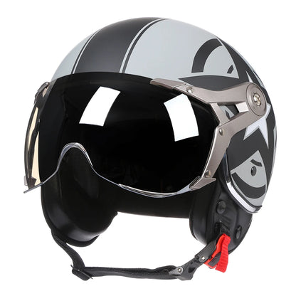 Motorcycle Helmet Vintage Chopper Bike Scooter 3/4 motorcycle Helmet