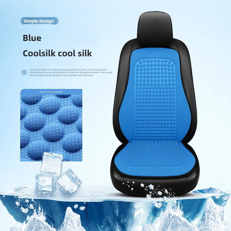 Auto Car Suv Truck Van Summer Cool Ice Silk Seat Cushion