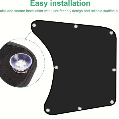 2pcs Side Sunshade Auto Heat Window Shade For RV Semi Truck