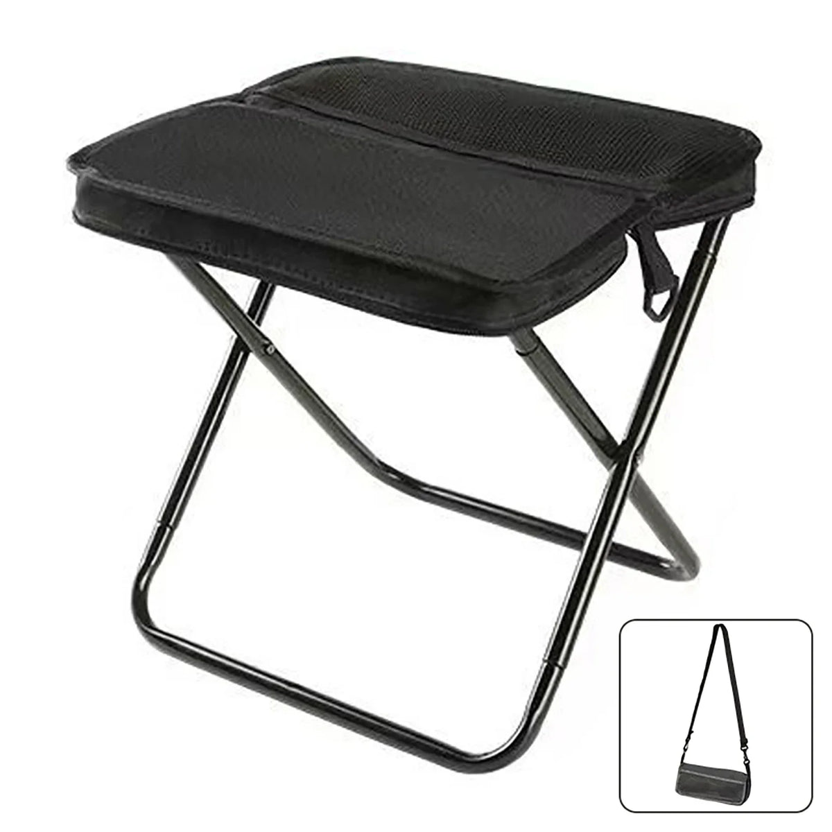 Camping Foldable Backpack Stool Portable Satchel Pen Bag Lightweight Fishing Travel Chair