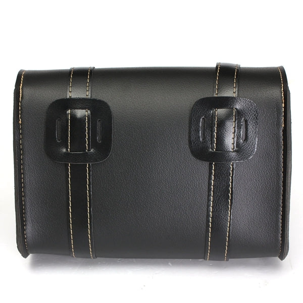 Motorcycle Saddle Leather Bag Pouch Storage
