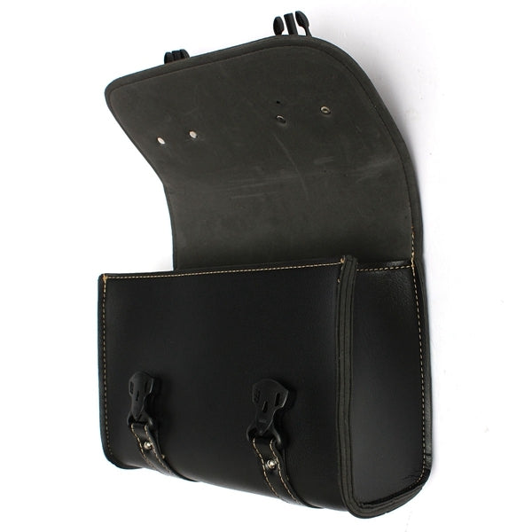 Motorcycle Saddle Leather Bag Pouch Storage