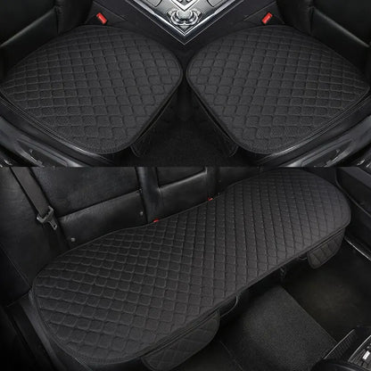 Car Linen Quilted Embroidered Cushion Four Seasons Universal Three-piece Set