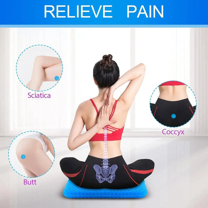 Car Gel Seat Summer Compress Soft Breathable Cushion