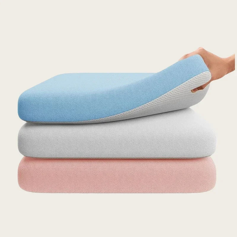 Car Office Chair Pad Ultra Thick Soft Foam Support Lumbar Seat Cushion