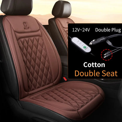 12/24v  Car Heated Seat Cover 30' Fast Heated Seat Protector Cushion