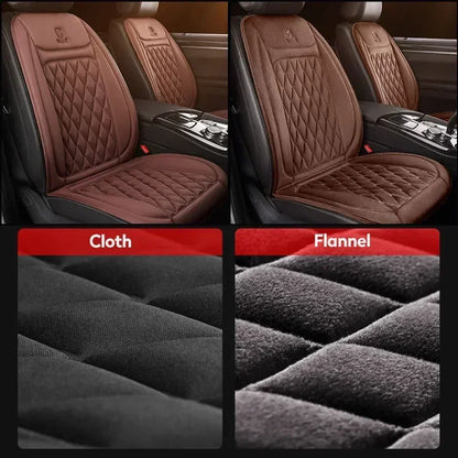 Car 12V/24V Quick Heating Flannel Warm Winter Cushion