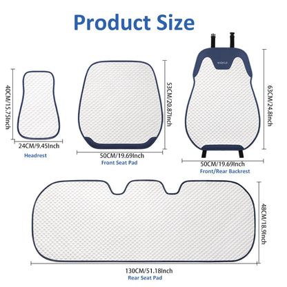 Car Universal Ice Silk Summer Breathable Seat Cushion