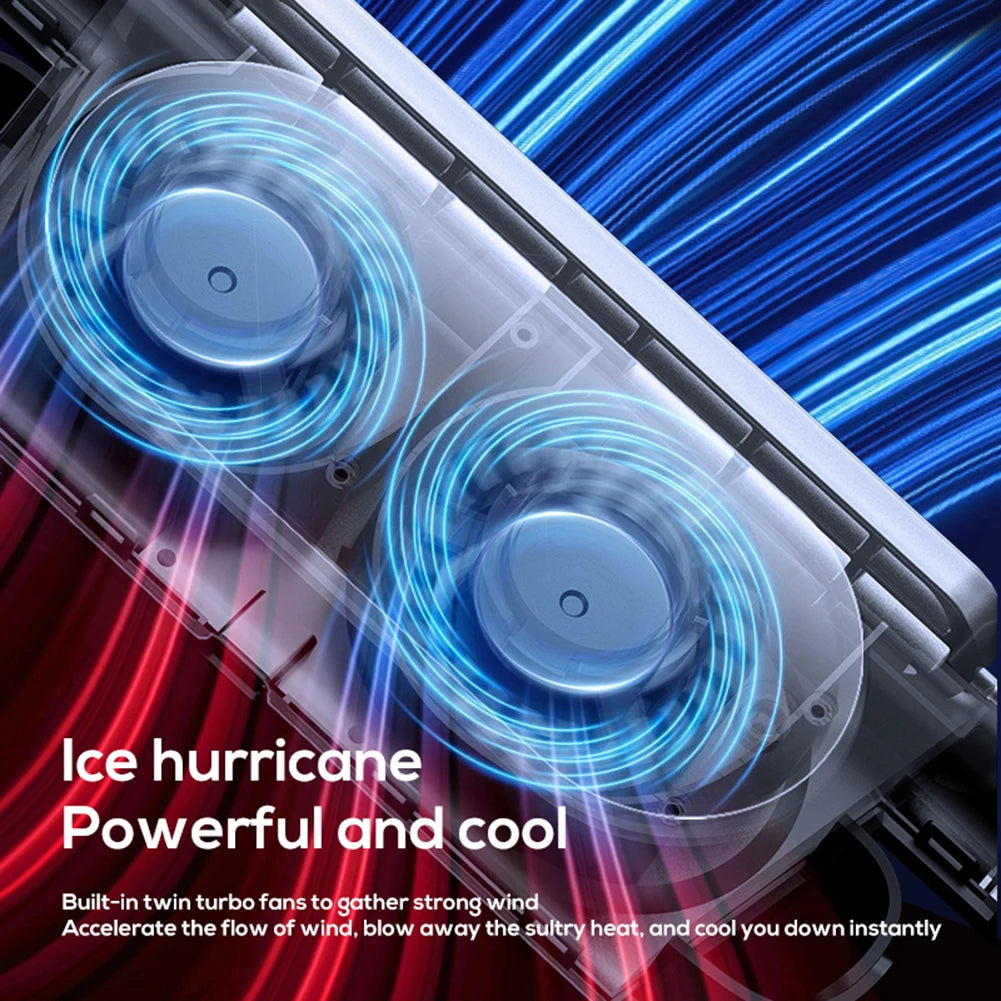 Car Seat Fan 3 Speeds Adjustable Headrest Cooling Air Fan