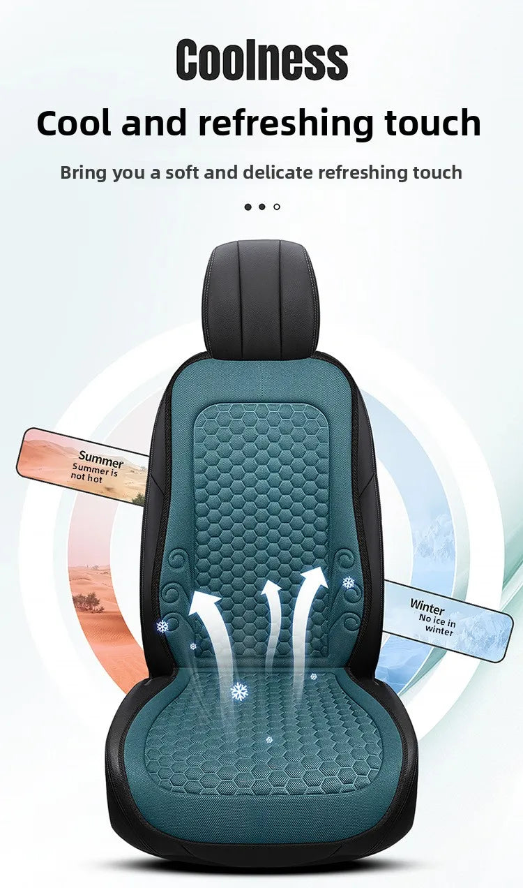 Car Breathable Fabric Universal Seat  Semi-enclosed Cushion
