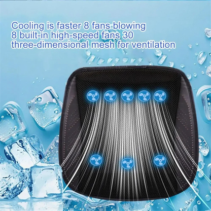 Lightweightseat Cushion With Fan USB Fan Sitting Pad 3 Speeds Adjustable Cushion For Travel Home