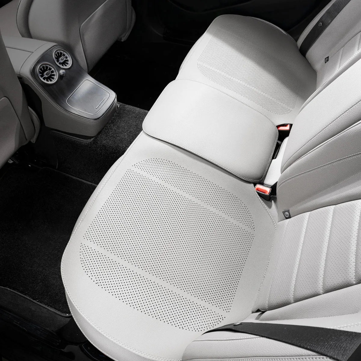 Car PU Leather Cooling Breathable Non Slip Thin All Season Universal Seat Cushion