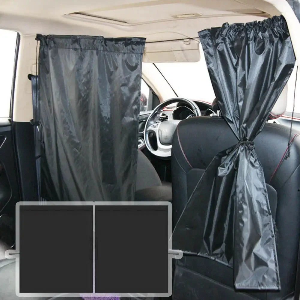 Taxi Car Isolation Curtain Partition Protection  2 Pcs/set