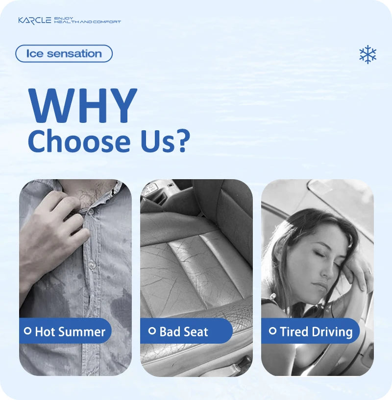 Car Universal Ice Silk Summer Breathable Seat Cushion