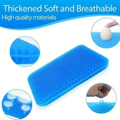 Car Gel Seat Summer Compress Soft Breathable Cushion