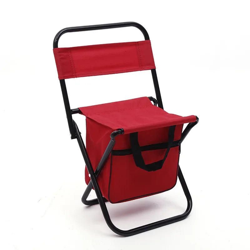 Camping Fishing Beach Stool Detachable Portable Backrest Lightweight Folding Chair