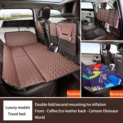 Car Non-inflatable Back Seat Folding Safety Mattress Travelling Mattress