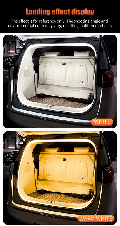 Car Trunk Universal  LED Silicone Light Strip 2M