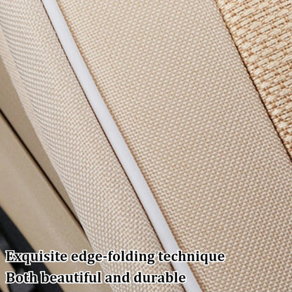 Car Breathable Business Soft Linen Fabric Seat Covers
