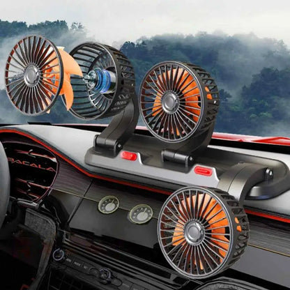 Car Electric 3 Head Silent  USB/12V/24V Cooling Fans