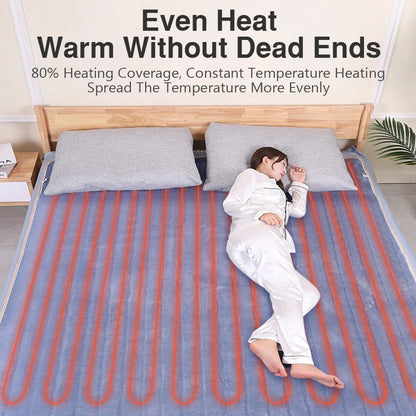 Electric Blanket Intelligent Switch Thicken Security Heating Pad Thermostat Mattress