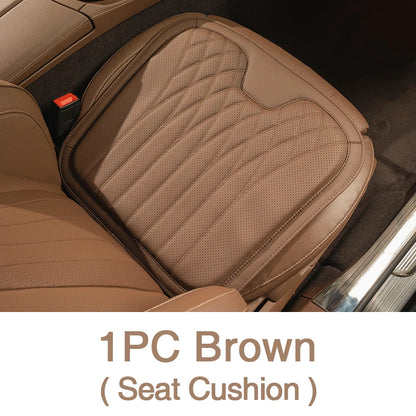 Car Seat Breathable Leather Waist Cushion Protector