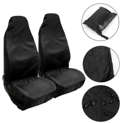 2PCS Car Front Seat Protector Cover Universal Waterproof Auto Seat Covers