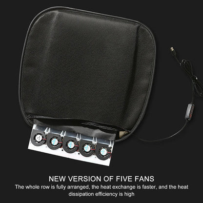 12V Cooling Car Seat Cushion Cover With Air Ventilated Fan Conditioned Cooler