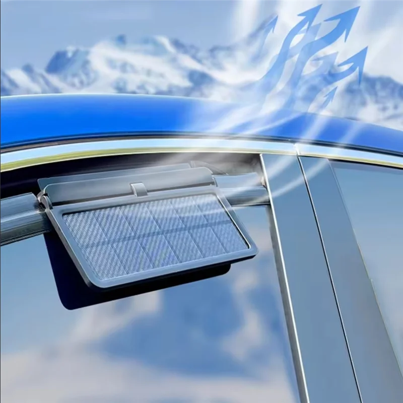Auto Car Window Cooler Ventilator 3 Fans Cooler Promoting Air Circulation