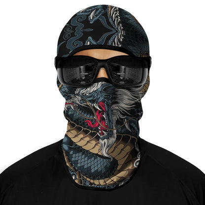 Motorcycle Full Face Sun Protection Lining Summer Breathable Skull Halloween Masks