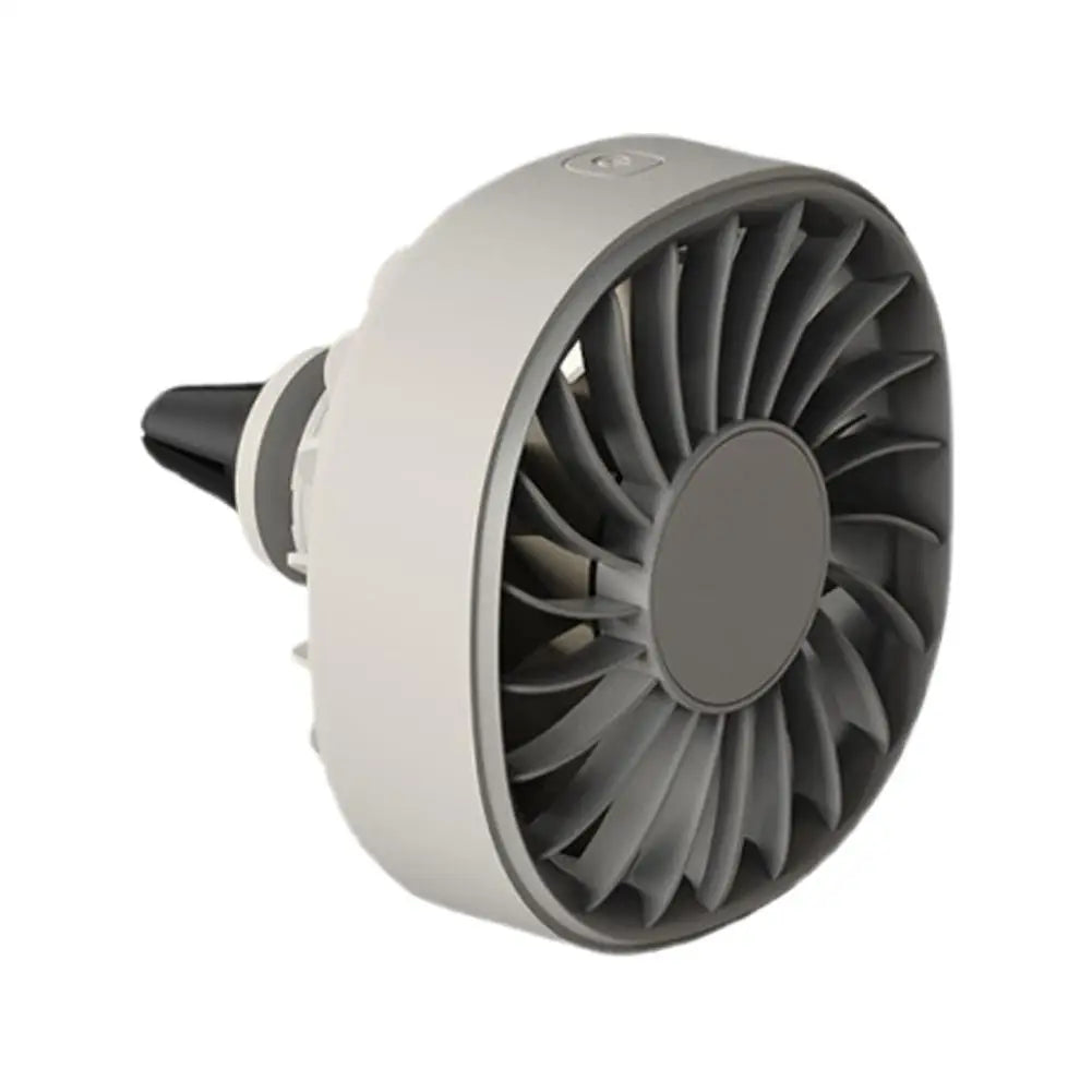 Car Powerful USB Colorful LED Light Low Noise Vent Clip Fan