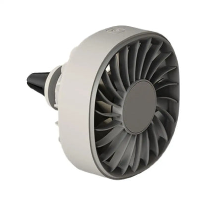 Car Powerful USB Colorful LED Light Low Noise Vent Clip Fan